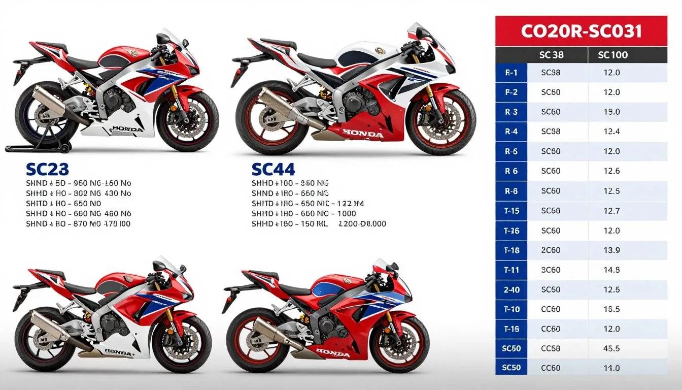 Model Year Differences